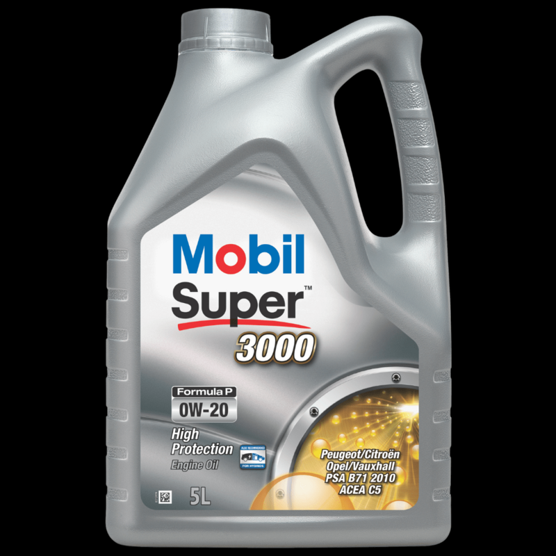 Mobil Super 3000 Formula P 0W-20 Engine Oil Full Synthetic 5L