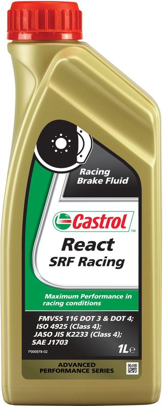 Castrol React SRF Racing High Performance Brake Fludi 1L