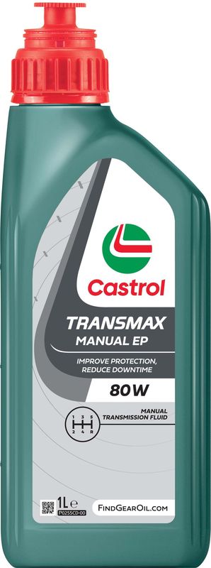 Castrol TRANSMAX MANUAL EP 80W Manual Transnission Fluid 1L
