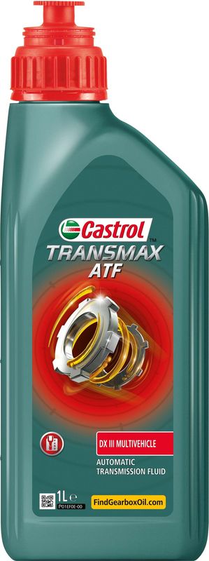 Castrol TRANSMAX ATF DX III Multivehicle Automatic Transmission Oil 1L 15F176