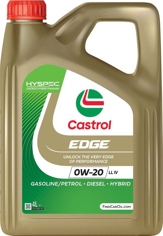Castrol EDGE 0W-20 LL IV Fully Synthetic Engine Oil 4L