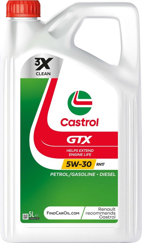 Castrol GTX 5W-30 RN17  Fully Synthetic Engine Oil 5L