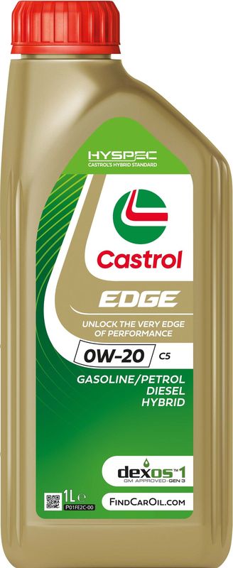 Castrol EDGE 0W-20 C5  Fully Synthetic Engine Oil 1L