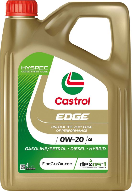 Castrol EDGE 0W-20 C5  Fully Synthetic Engine Oil 4L