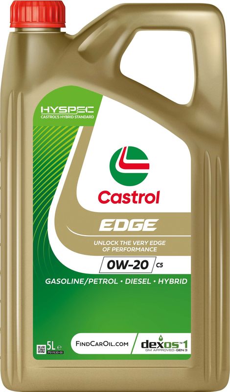 Castrol EDGE 0W 20 C5  Fully Synthetic Engine Oil 5L 15F6EB