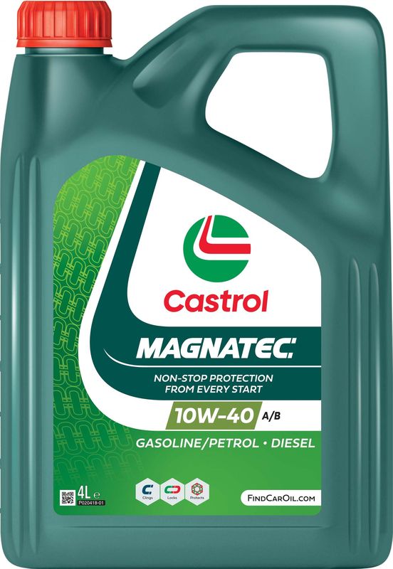 Castrol MAGNATEC 10W-40 A/B  Part Synthetic Engine Oil 4L