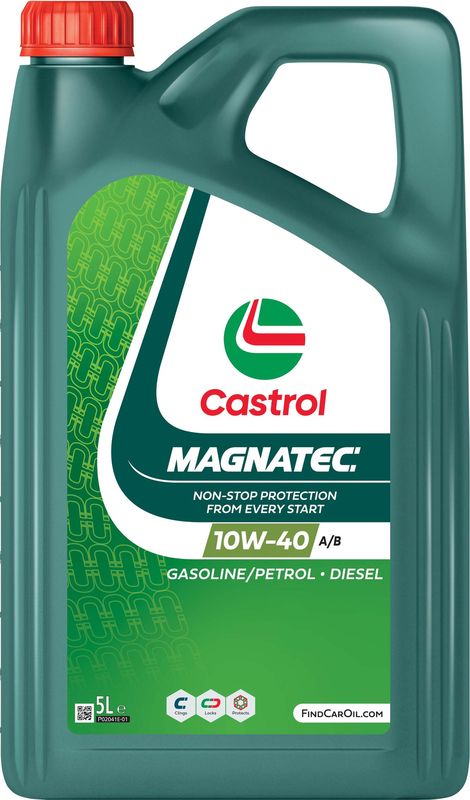 Castrol MAGNATEC 10W-40 A/B  Part Synthetic Engine Oil 5L