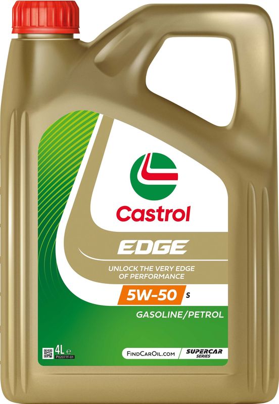 Castrol EDGE 5W-50 S  Fully Synthetic Engine Oil 4L