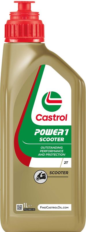 Castrol POWER 1 Scooter 2T  Fully Synthetic Engine Oil 1L