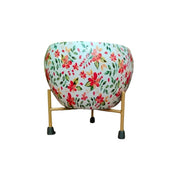 Iron Multicolor Metal Meena Pot